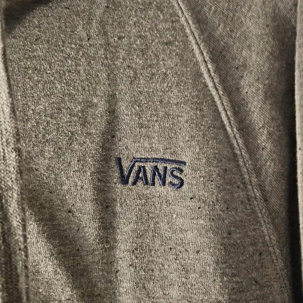 Vans Men's Zip-Up‎ Hoodie in Gray